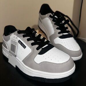 Nautica Kids' Gray and White Sneakers